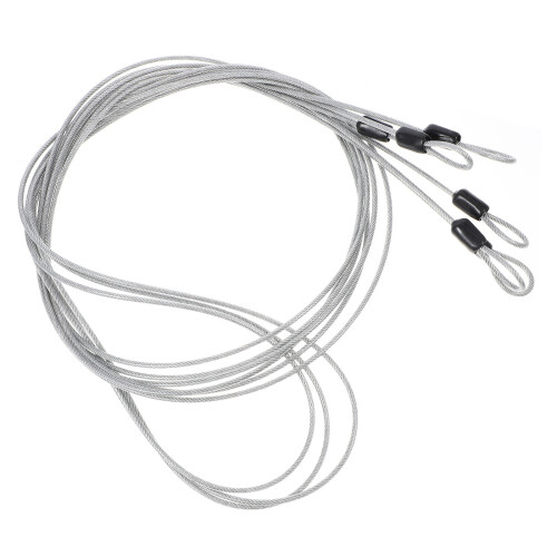 12Pièces Câble Filacier Flexible Argenté Usage Suspension Résistant 1