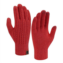 Winter Gloves Women Winter Solid Color Knitted Gloves Suitable for Both Men and Women Providing Warm and Comfortable