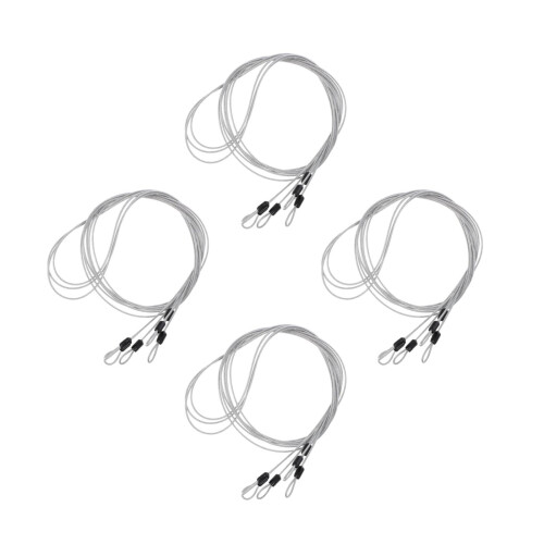 12Pièces Câble Filacier Flexible Argenté Usage Suspension Résistant 2