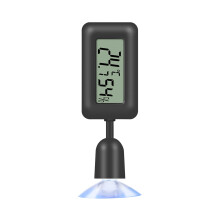 2pcs Reptile Thermometer Hygrometer with Suction Digital Aquarium Hygro-Therm Reptier Accessoires,Simple Operation