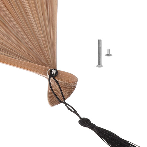 20Ensembles Fixations En Acier Inoxydable Pour Éventail Pliable Argent 2