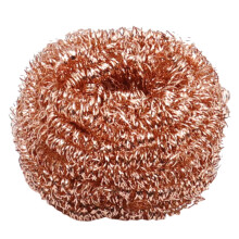 Copper Scouring Pad - Stainless Steel Core Spiral Scrubber for Pots/Pans, Non-Scratch & Rustproof Kitchen Cleaning Tool