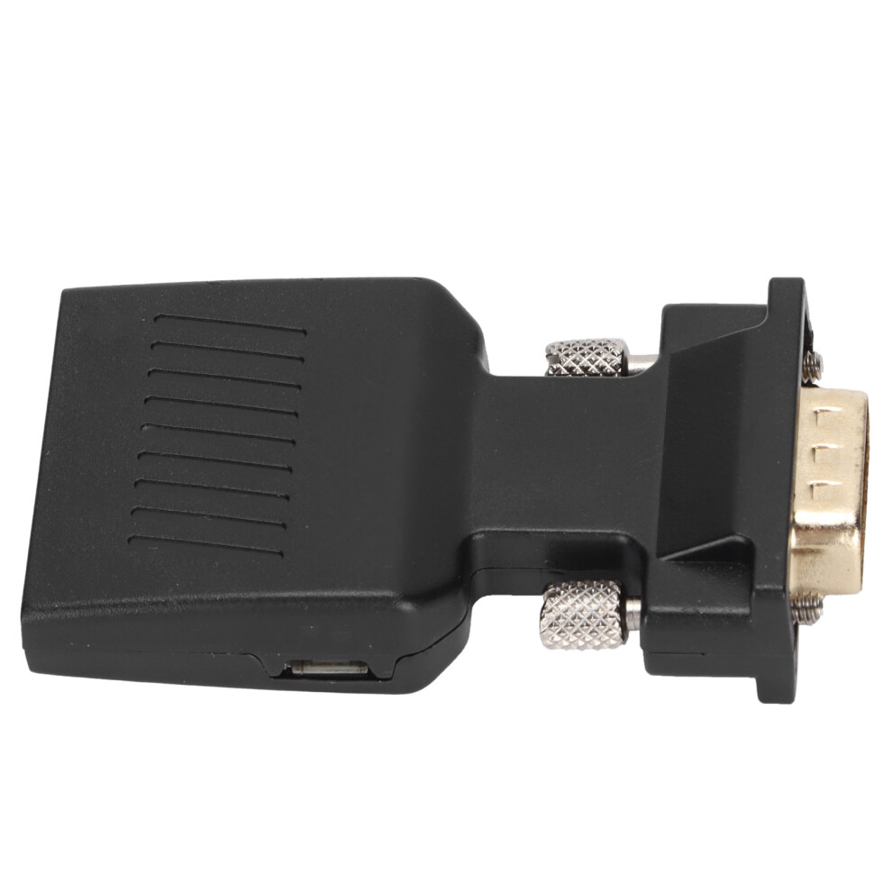 Hdmi Female To Vga Male Adapter 0.5M 1080P Hd Converter Black 4611390715380