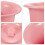 Pflege Urinal Mit Deckel Kunststoff Rosa Stabil Und Geruchsarm 3