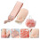 3Sets Rosafarbene Duschaccessoires Mit Peelinghandschuh Und Badetuch 10