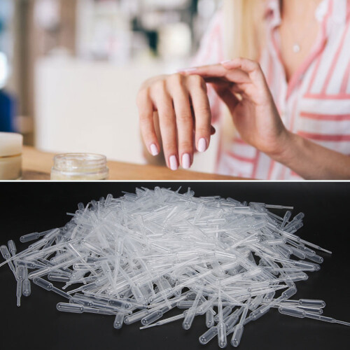 1000pcs Disposable Transfer Pipettes Plastic 2ml Calibrated Dropper