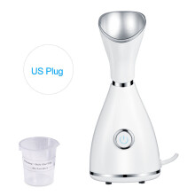 Vaporizador facial de vapor caliente con tecnología nano iónica. Penetración profunda en la piel. Spa facial portátil para desobstruir los poros