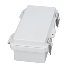 Waterproof ABS Stainless Steel Junction Box 100x200x70mm, IP67 Gray