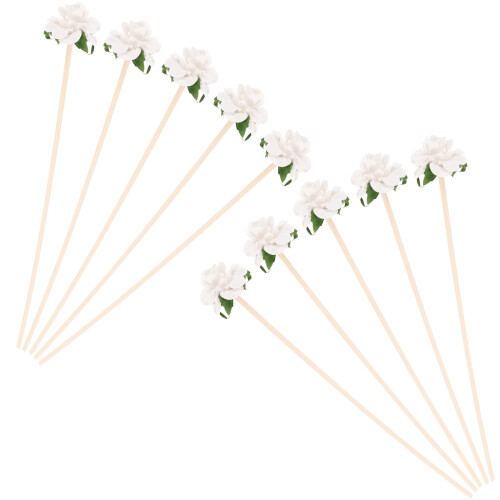 30Stk Papierblumen Diffuser Mit Rattan, Aroma Sticks Für Zuhause 2