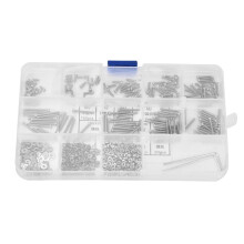 Flat Washers Spring Washers Hex Nuts And Stainless Steel Phillips Head Machine Screws Corrosion Resistance Assortment Kit With Wrench For Home