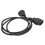 Diagnostic Extender Cord Adapter OBD2 16Pin Extension Cable Universal Diagnostic Interface Compatible with16Pin Socket Tools High Flexibility and 4