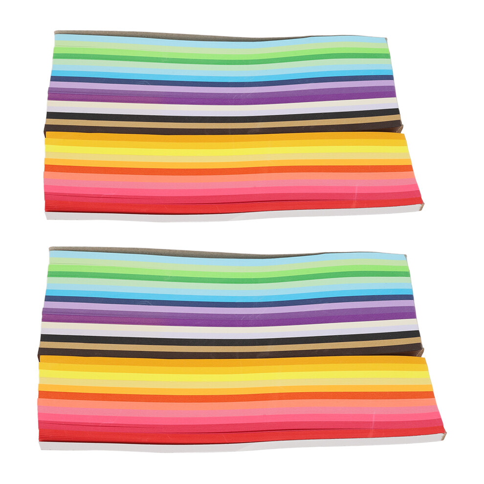 27 Colours Star Paper Strips for Arts Craft