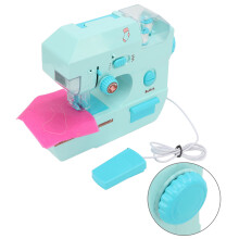 Mini tragbare Nähmaschine für Kinder ab 3 Jahren mit Pedal & ABS-Material