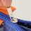 (Blue) Insulated Lunch Bag with Foil Lining, Large Capacity 4