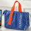 (Blue) Insulated Lunch Bag with Foil Lining, Large Capacity 5