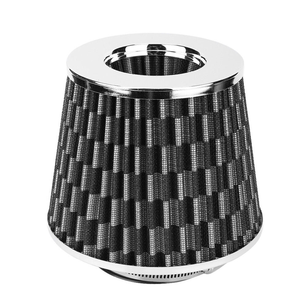 Washable Air Filter Cold Air Intake High Flow Universal Clamp-On Reusable Engine Protection Double Filtration Performance Upgrade 9557311556944