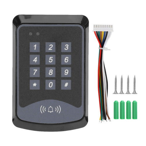 Controller di accesso intelligente con pannello touch digitale, supporto per sblocco tramite tessera RFID e password, integrazione con protocollo