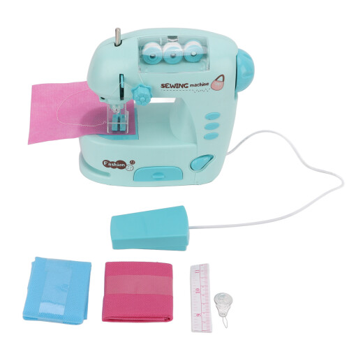 Mini Kids Sewing Machine Toy ABS Electronic Plaything for Ages 3+ 1