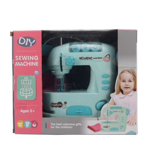 Mini Kids Sewing Machine Toy ABS Electronic Plaything for Ages 3+ 2