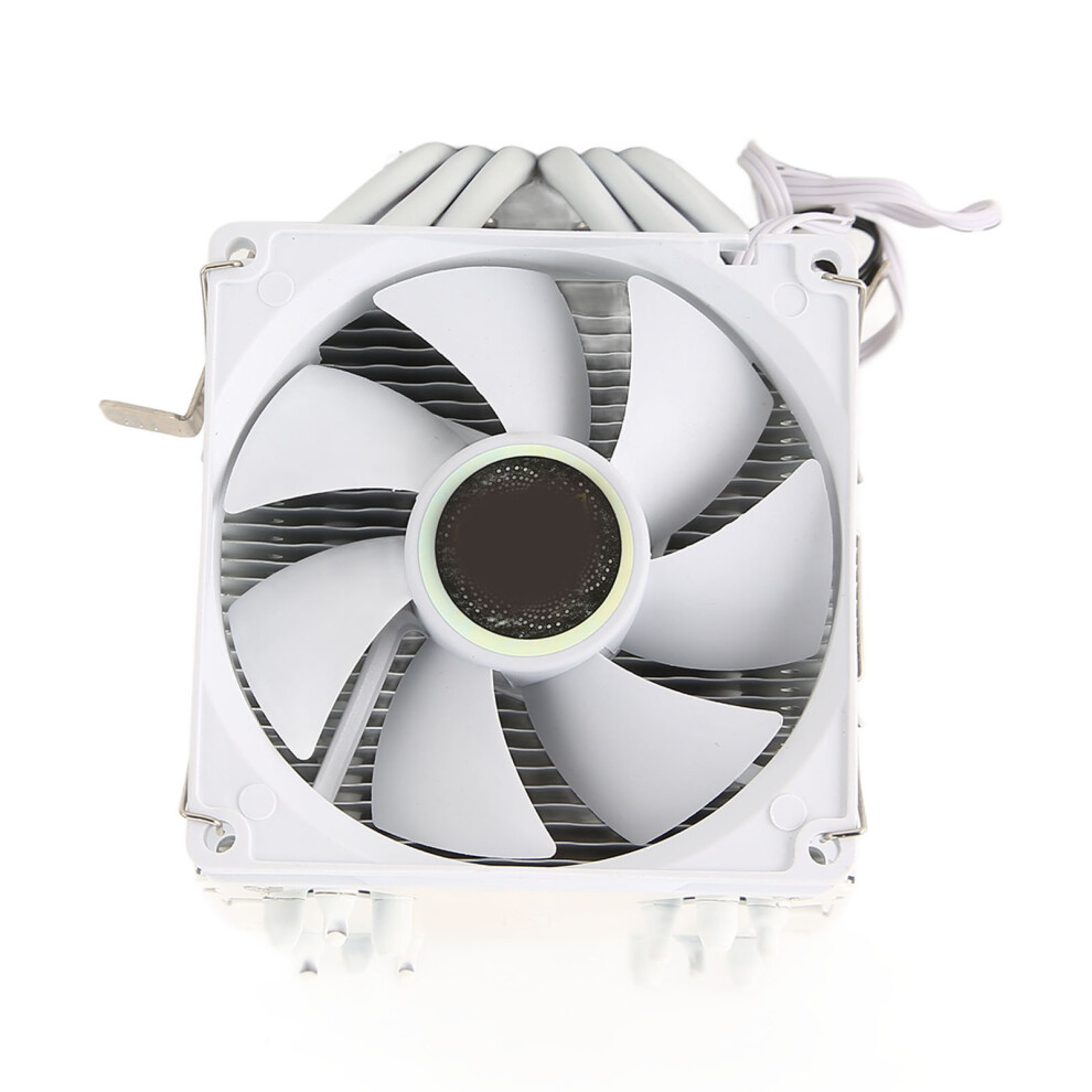 9Cm Dual Tower Cpu Cooler Â Copper Heat Pipes, 90X90x25mm White 3131387695835