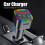 Bluetooth FM Transmitter Auto Adapter LED Bildschirm USB 2.0, 12V 6