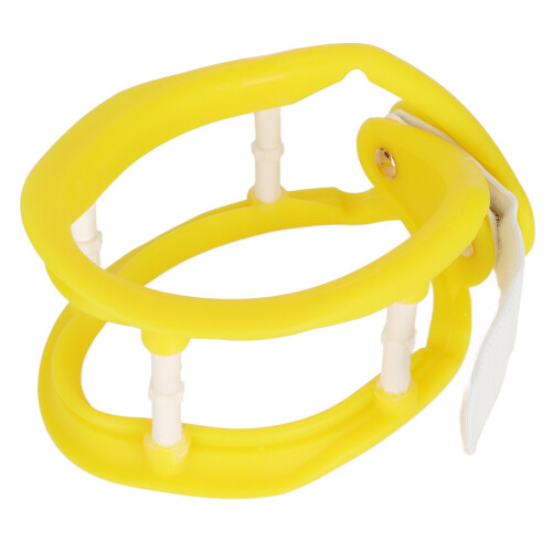Adjustable Silicone Neck Support Brace, Yellow, 56x7.5cm 1