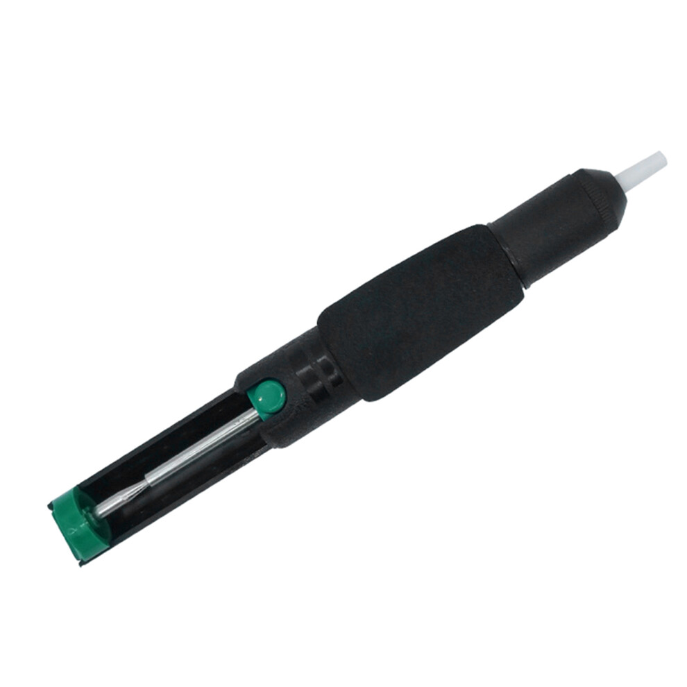 Manual Desoldering Pump Solder Sucker - 35Cm-Hg Power, Black & Green 8751390457319