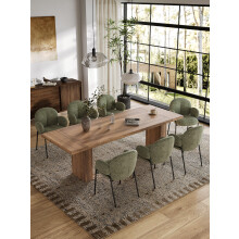 (Green, Set of 4) GOEURVANT Dining Chairs