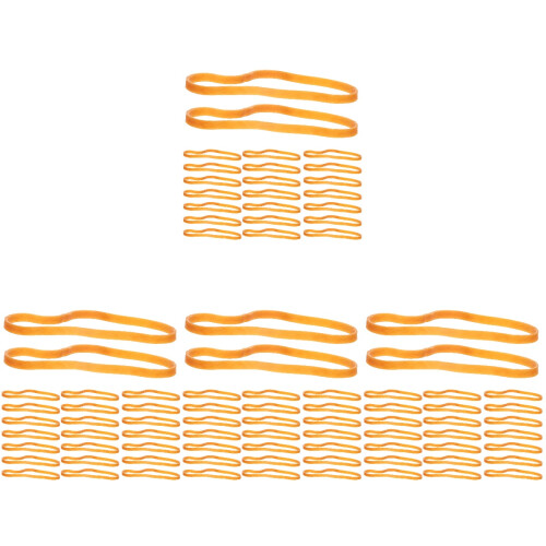 4Sets Praktische Breite Gummibänder Elastisch Für Büro Und Haushalt