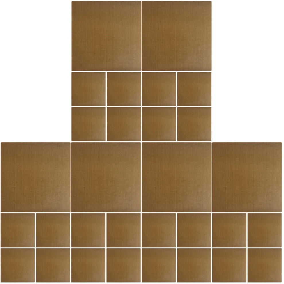 Ohphcall 60Pcs Hair Straightener Insulation Sticker Brown Fiberglass Adhesive