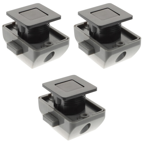 3Stk Schrank-Türfangverschluss Keyless Kunststoff 1
