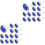 200Stk Blaue -Brads Eisen DIY Und Papierarbeiten 4