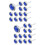 200Stk Blaue -Brads Eisen DIY Und Papierarbeiten 8