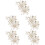 10Stk Schuhclips Beige Mit Schmuck Für Damenschuhe 7