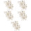 10Stk Schuhclips Beige Mit Schmuck Für Damenschuhe 8