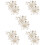10Stk Schuhclips Beige Mit Schmuck Für Damenschuhe 9