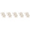 10Stk Schuhclips Beige Mit Schmuck Für Damenschuhe 10