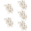 10Stk Schuhclips Beige Mit Schmuck Für Damenschuhe 11