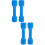 4Stk Kinder Trainingshanteln ABS Blau, Handlich Und Sicher 8