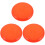 3Stk Sitzkissen Hocker Orange Robust 1