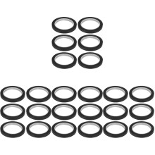 24 Pet Rasterband Schwarz Whiteboard Zubehör Langlebig