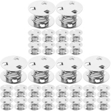 30Stk Silber Federbasis Für Dashboard Puppe Feder Zubehör DIY Basteln