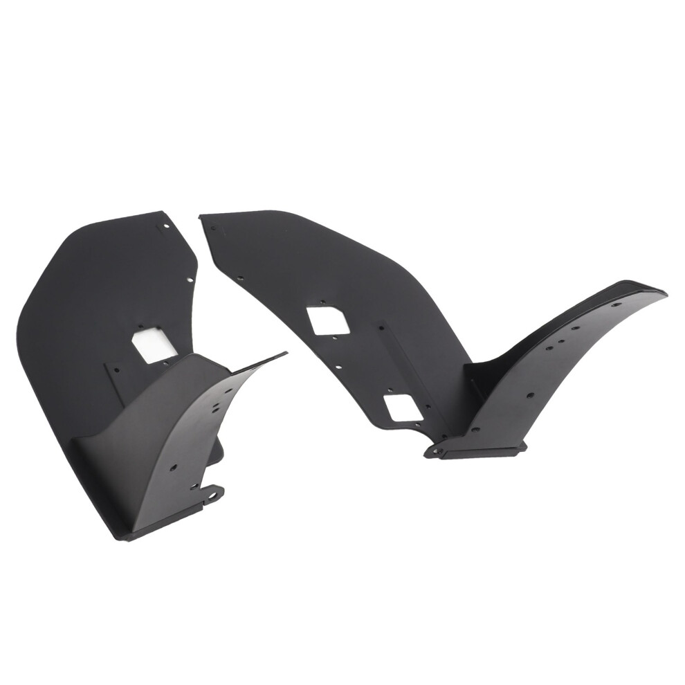 Front Spoiler Winglet Mustang Gt500 2014-21 Black 7293282066397