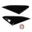 2PCS Rear Side Window Louver Gloss Black 2020-24K5 2