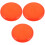 3Stk Sitzkissen Hocker Orange Robust 3