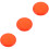 3Stk Sitzkissen Hocker Orange Robust 5