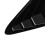 2PCS Rear Side Window Louver Gloss Black 2020-24K5 11