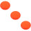 3Stk Sitzkissen Hocker Orange Robust 9