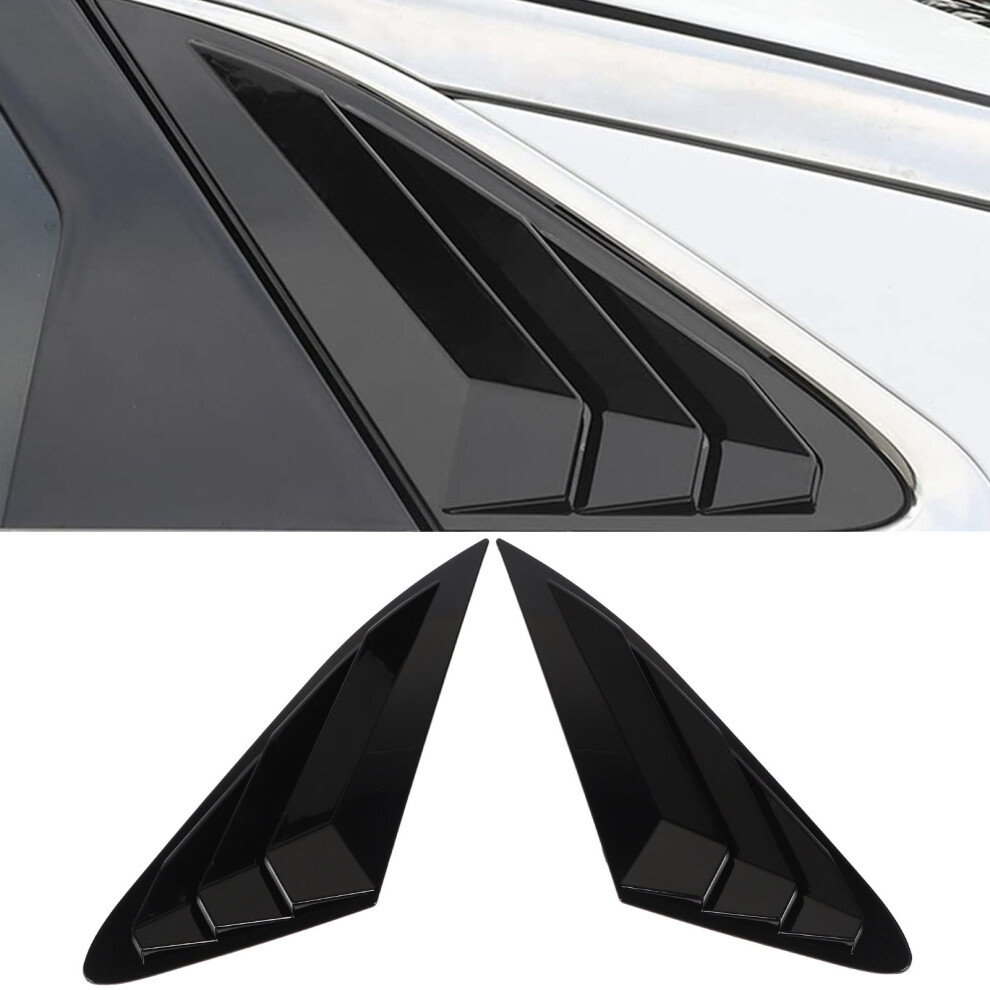 Rear Side Louvers Gloss Kia K5 2020-24 Abs Black 7293282986725