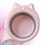 1Pièces Lavabo Pliable Rose Pour Bébé, Design Chat Adorable, Durable 8